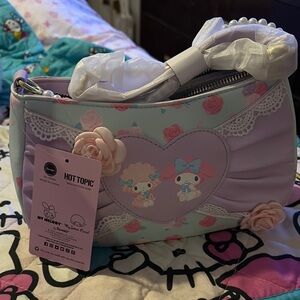 Hot Topic Purple and Pink Kawaii Bag